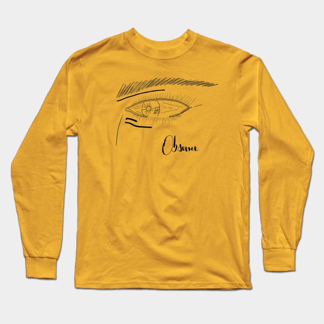 Observer eye Long Sleeve T-Shirt by newcoloursintheblock